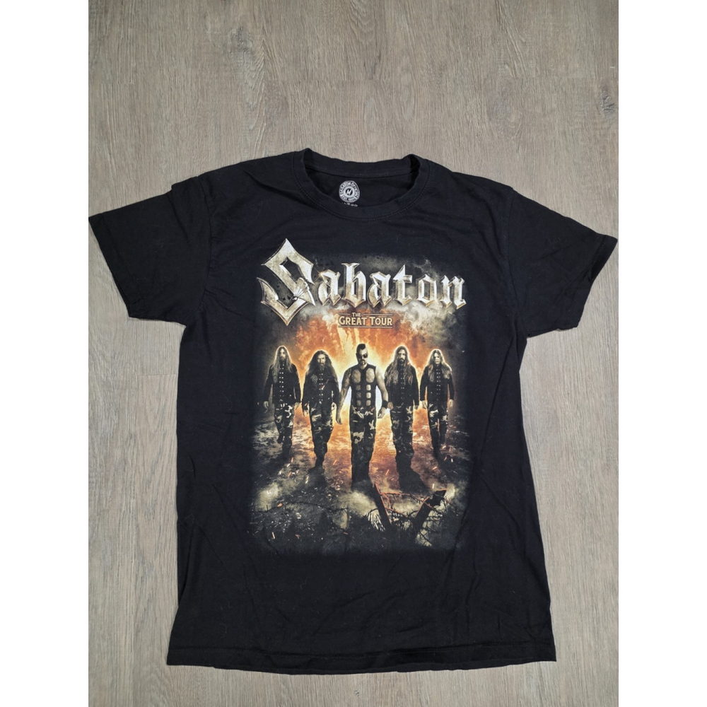 Sabaton 2019 The Great Tour Shirt Size Medium